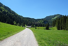 巴伐利亞,schwarzentennalm,徒步旅行