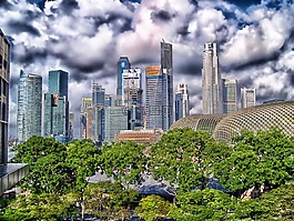 新加坡,城市,摩天大樓
