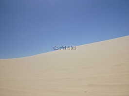 天空,沙,地平線