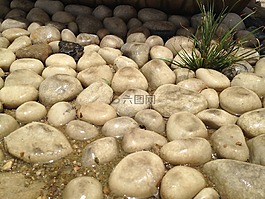 石,自然,水