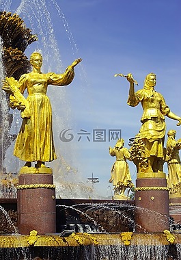 喷泉,enea,莫斯科