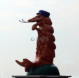 蟹,雕塑,數(shù)字