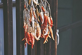 红辣椒,干,食品