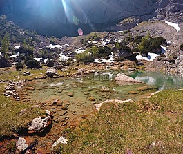 奧地利,湖,山