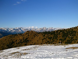山,徒步旅行,背包