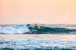 海灘,男子,海洋