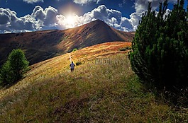 山,景觀,方式