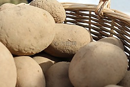 土豆,購物籃,lantarbeit