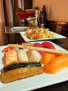 壽司,食品,魚