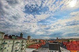 斯德哥爾摩,云,城市