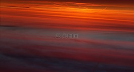 日出,太陽,云