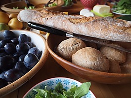 食品,餐,面包
