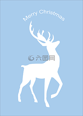 鹿,圣誕,幸福