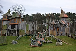 城堡,兒童游樂場,塔