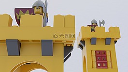 樂高,城堡,騎士