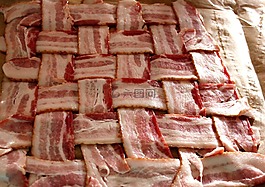 咸肉,腊肉条,培根十字架舱口