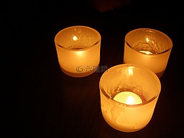 烛光,蜡烛,黑暗