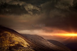 山,心情,景觀