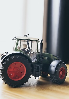 玩具,拖拉機,播放