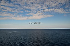 海,天空,云
