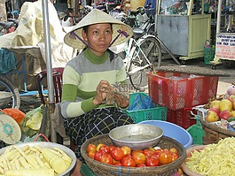 越南,市場(chǎng),蔬菜