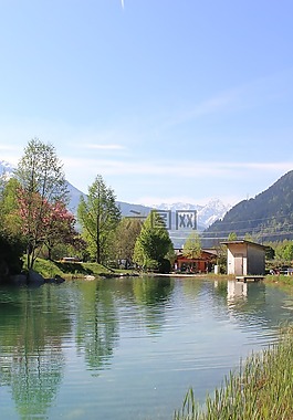 湖,山,景觀