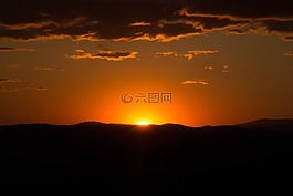 云,景觀,山