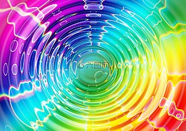 波,豐富多彩,顏色