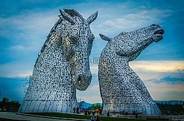 kelpies,苏格兰,英国