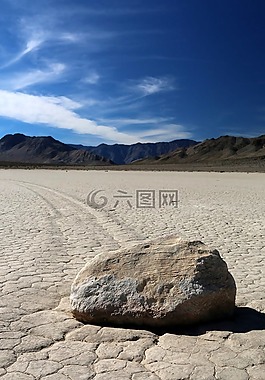死亡谷,巖石滑動,加利福尼亞州