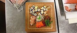 壽司,生魚片,菜