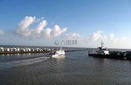 海岸,端口,引導(dǎo)