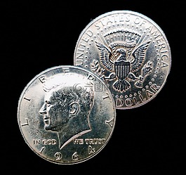 dollar,美元的一半,肯尼迪元