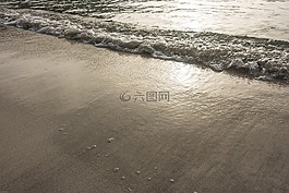 滩海,假期,波