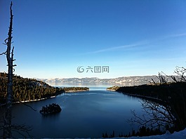 太浩湖,冬天,水