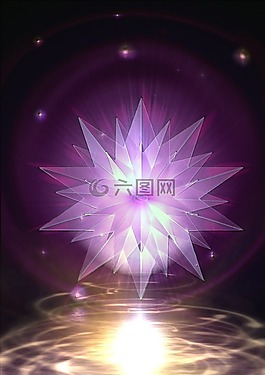 水晶,鏡像,反射