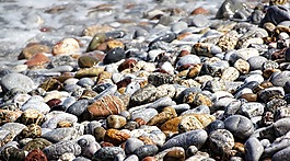 石頭,海灘,海岸