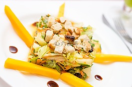 沙拉,美食,食品