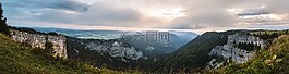creux杜凡,全景,上午