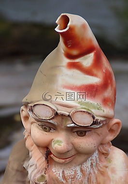 矮人,花園侏儒,破碎