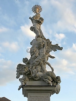 wallsee,figurenbildstock,玛丽亚 immaculata