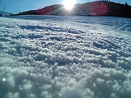 冰,太陽,山