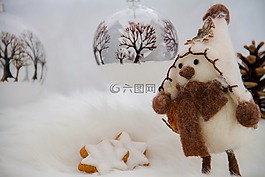 圣誕節(jié),來臨,玻璃球