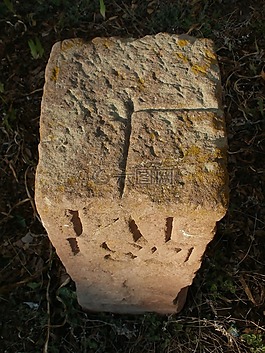 altlussheim,邊界,石