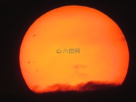 太陽,日落,abendstimmung