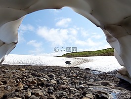 夏季,sneznik,孔