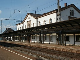 merzig,火車站,平臺(tái)