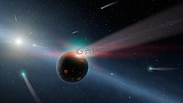彗星,風暴,藝術家