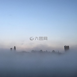 視圖,霧,景觀
