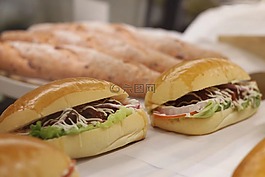 美食,面包,三明治